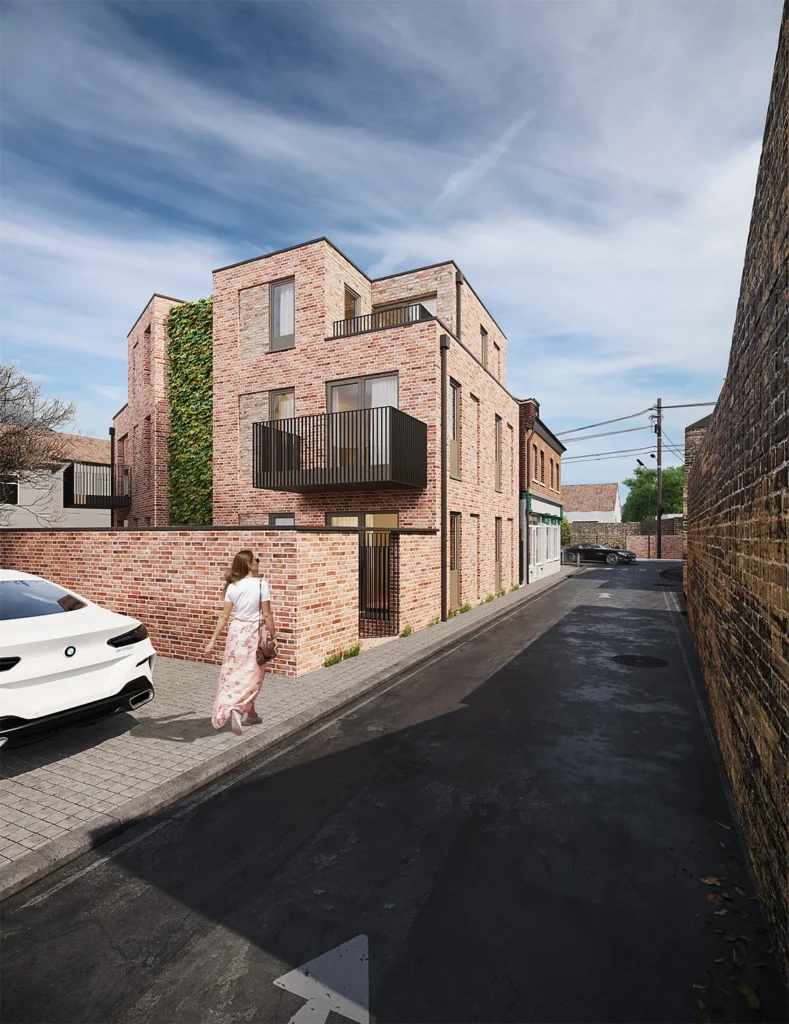 Dairy Mews rear view Dairy Mews rear view