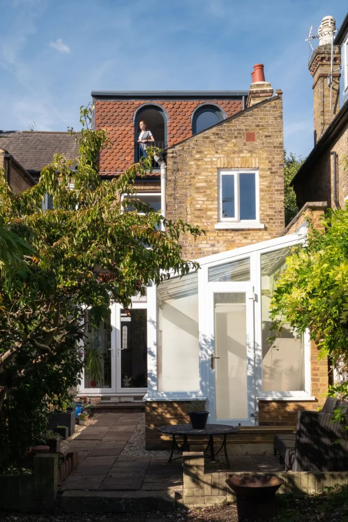 Fish-scale extension - Rear elevation Fish Scale Extension - Rear Elevation