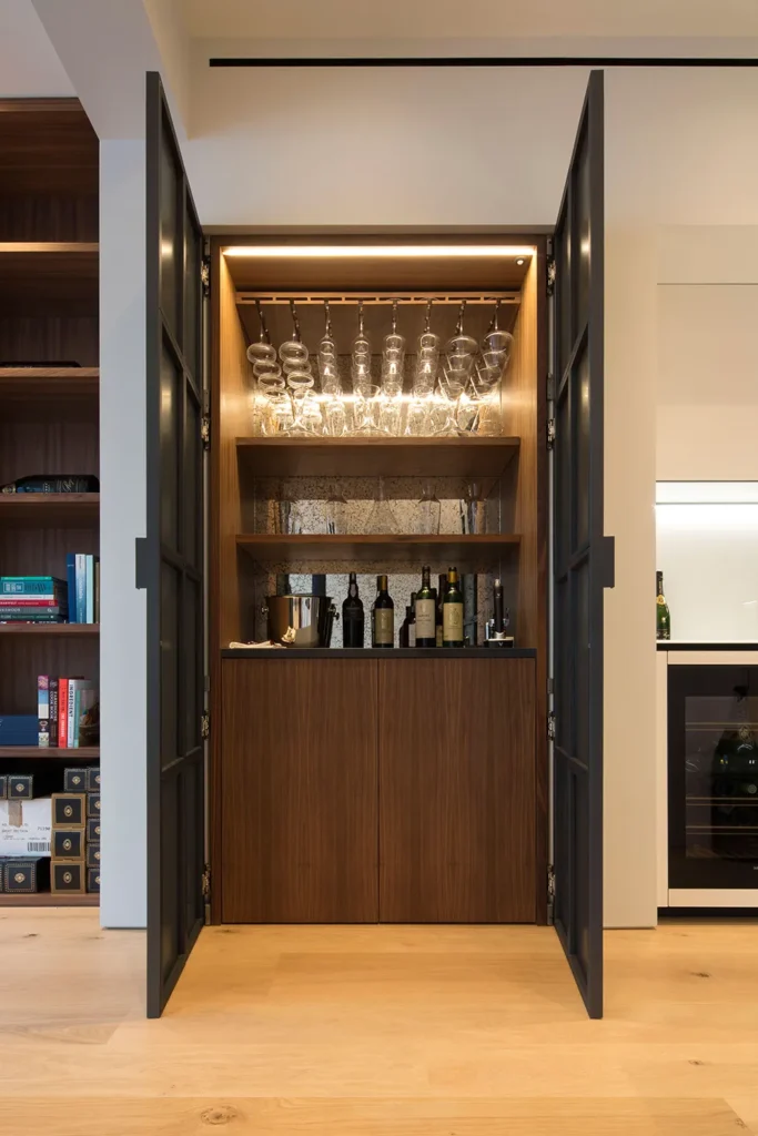 Urban Loft - Sliding Bar Cabinet 2 Urban Loft - Sliding Bar Cabinet 2