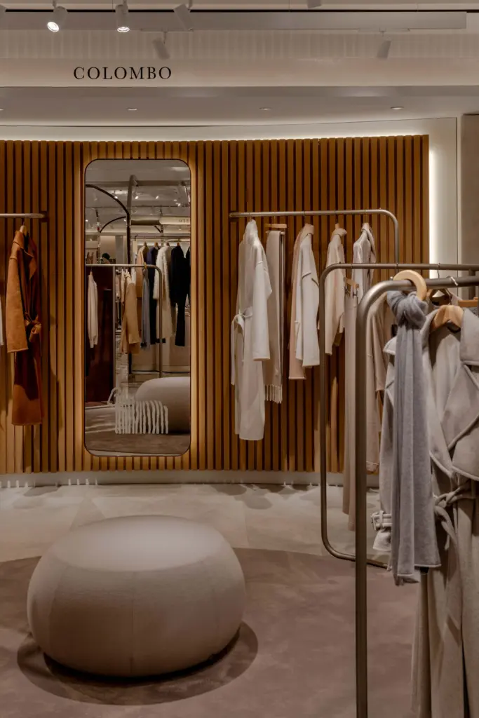 Lanificio Colombo Harrods joinery