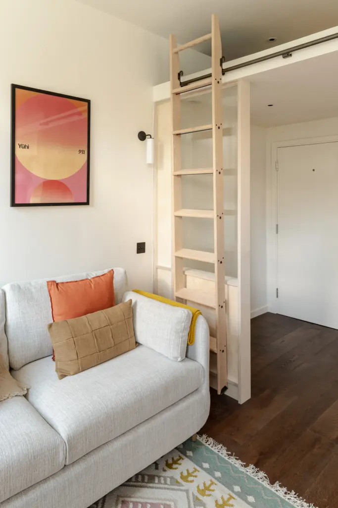 Living Small - Mezzanine Ladder Living Small - Mezzanine Ladder